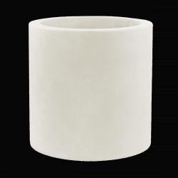 Grand pot Cylindrique Lumineux à Leds Blancs, simple paroi, Vondom, Diamètre 80 x Hauteur 80 cm
