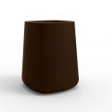 Pot carré Ulm simple paroi, bronze, Vondom, 61x61x75 cm