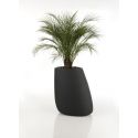 Grand pot de fleurs Vondom Stone, Noir 140x105xH140 cm