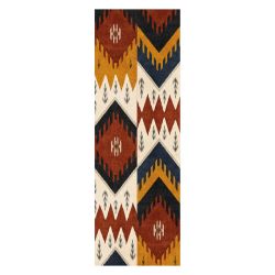 Tapis vinyle à motif ethnique Emaloa Podevache 95 x 300 cm