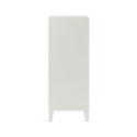 Colonne de rangement B1 bas, Blanc Pur, Tolix, 40 x 40 x H102 cm