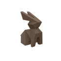 Usagi, lapin origami XL, Vondom marron bronze 103x76x128cm