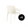 Lot de 4 fauteuils Spritz, Vondom blanc