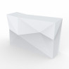 Banque d\'accueil Origami, élément droit, Proselec blanc Mat