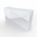 Banque d'accueil Origami, élément droit, Proselec blanc Laqué