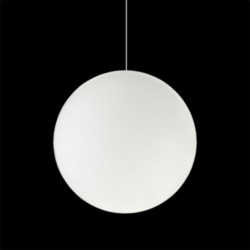 Lampe Globo Hanging Out, Slide Design blanc Diamètre 70 cm