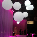 Lampe Globo Hanging Out, Slide Design blanc Diamètre 200 cm