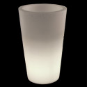 Grand X-pot lumineux, Slide Design blanc Hauteur 83 cm