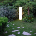 Colonne lumineuse Cilindro Out, Slide Design blanc Diamètre 80 cm