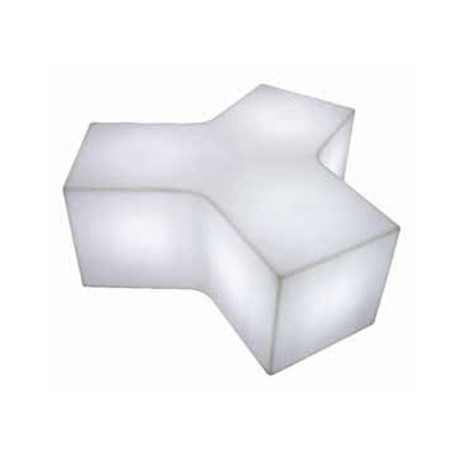 Table basse/Banc lumineux Ypsilon, Slide Design blanc
