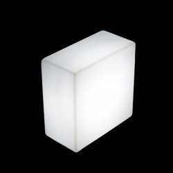 Cube lumineux Quadro pour étagère My Book, Slide Design blanc
