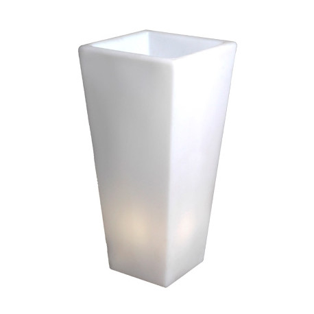 Grand Y-Pot Light, Slide Design blanc Hauteur 74 cm