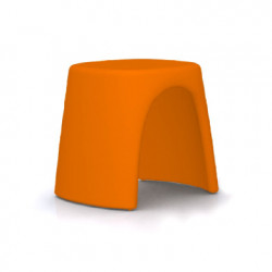 Tabouret Amélie Sgabello hauteur d\'assise 43 cm, Slide Design orange