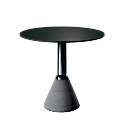 Table One, Magis noir, structure noir diamètre 79 cm