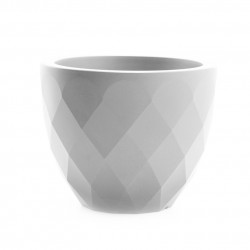 Pot Vases blanc, avec réserve d\'eau, Vondom, diamètre 55 cm x hauteur 45 cm