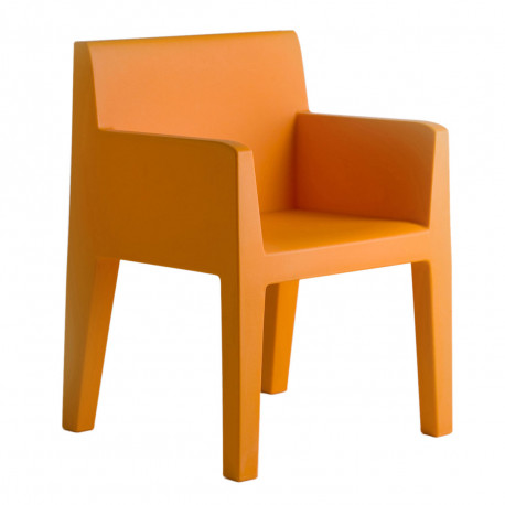Chaise avec accoudoirs indoor-outdoor Jut Vondom orange