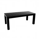 Table rectangulaire Jut L180cm, Vondom noir