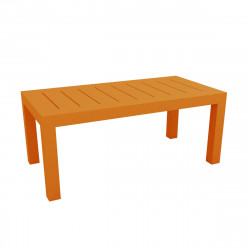 Table rectangulaire Jut L180cm, Vondom orange