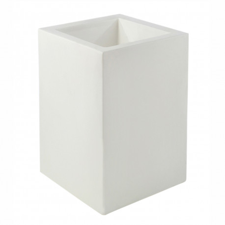 Pot Cubo Alto 60x60x90 cm, lumineux Leds blancs, Vondom blanc