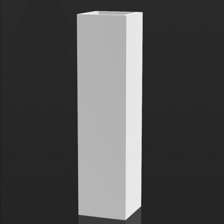 Pot lumineux Leds blancs Torre Cuadrada 20x20xH80 cm, Vondom, double paroi