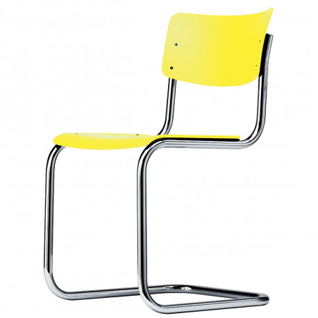 S43 Chaise luge Cantilever, Thonet jaune