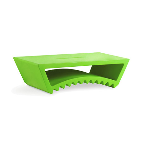 Table basse design Tac, Slide Design vert