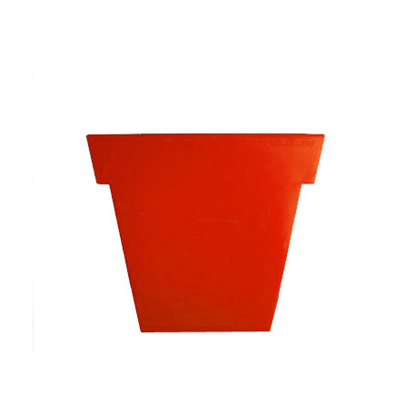 Pot Il Vaso Mat, Slide design orange Grand modèle