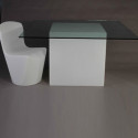Table lumineuse Square, Slide Design blanc