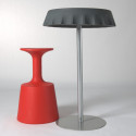 Table haute Fizzz, Slide Design rouge