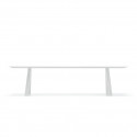 Arki, grande table design, Pedrali blanc 240x100 cm