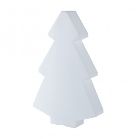 Sapin lumineux Lightree Outdoor, Slide Design blanc Hauteur 100 cm