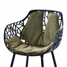 Coussin Fauteuil Forest, Fast taupe