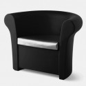 Fauteuil Kalla, Slide Design noir laqué brillant