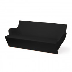 Canapé modulable Kami Yon, Slide design noir Laqué