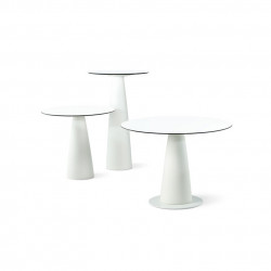 Table ronde Hoplà, Slide design lumineux D69xH72 cm