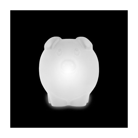 Lampe Peggy, Slide Design blanc Lumineux à ampoule