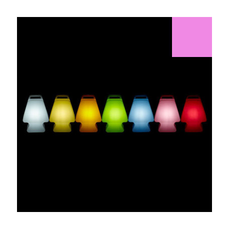 Lampe Prêt à porter, Slide Design rose Lumineux à ampoule