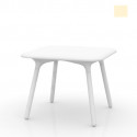 Table Sloo 90, Vondom beige 90x90x72 cm
