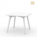 Table Sloo 90, Vondom écru 90x90x72 cm
