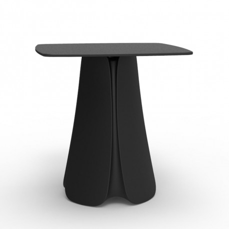 Table design Pezzettina, Vondom noir 70x70xH72 cm