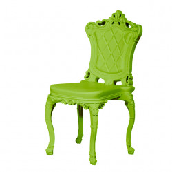 Chaise design Princess of Love, Design of Love by Slide vert citron