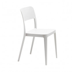 Set de 4 chaises design Nene, Midj blanc