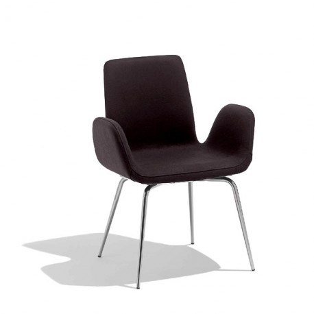 Chaise design Light, Midj noir