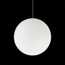 Lampe suspension Globo Hanging In, Slide blanc Diamètre 30 cm