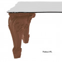 Table Sir of Love, Design of Love by Slide chocolat Longueur 200 cm