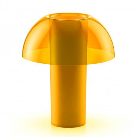 Lampe de table Colette, Pedrali jaune transparent Taille L