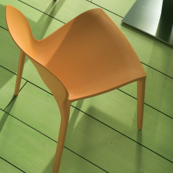 Chaise design Aqua orange