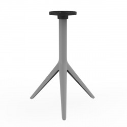 Pied de table Mari-Sol, H 73 cm pour petits plateaux, Vondom acier Fixe, H73 cm