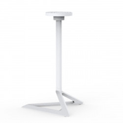 Set de 4 pieds de table Delta, Vondom blanc Fixe, H73 cm