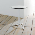 Pied de table Delta, Vondom blanc Fixe, H105 cm